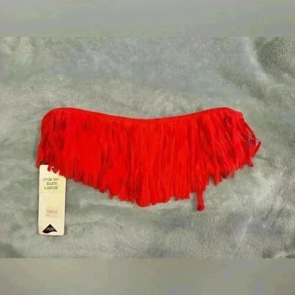 Women’s NTW Red Leonetti Strapless Bikini Top